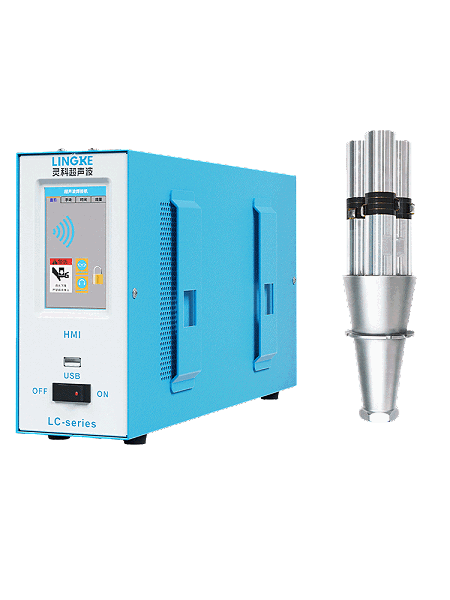 15kHz-3200W 數字 靈科超聲波發生器+超聲波換能器