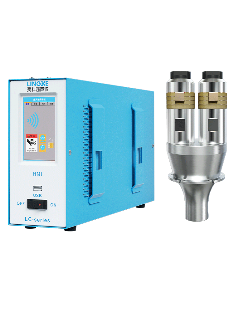 20kHz-3200W 數(shù)字 靈科超聲波發(fā)生器+超聲波換能器