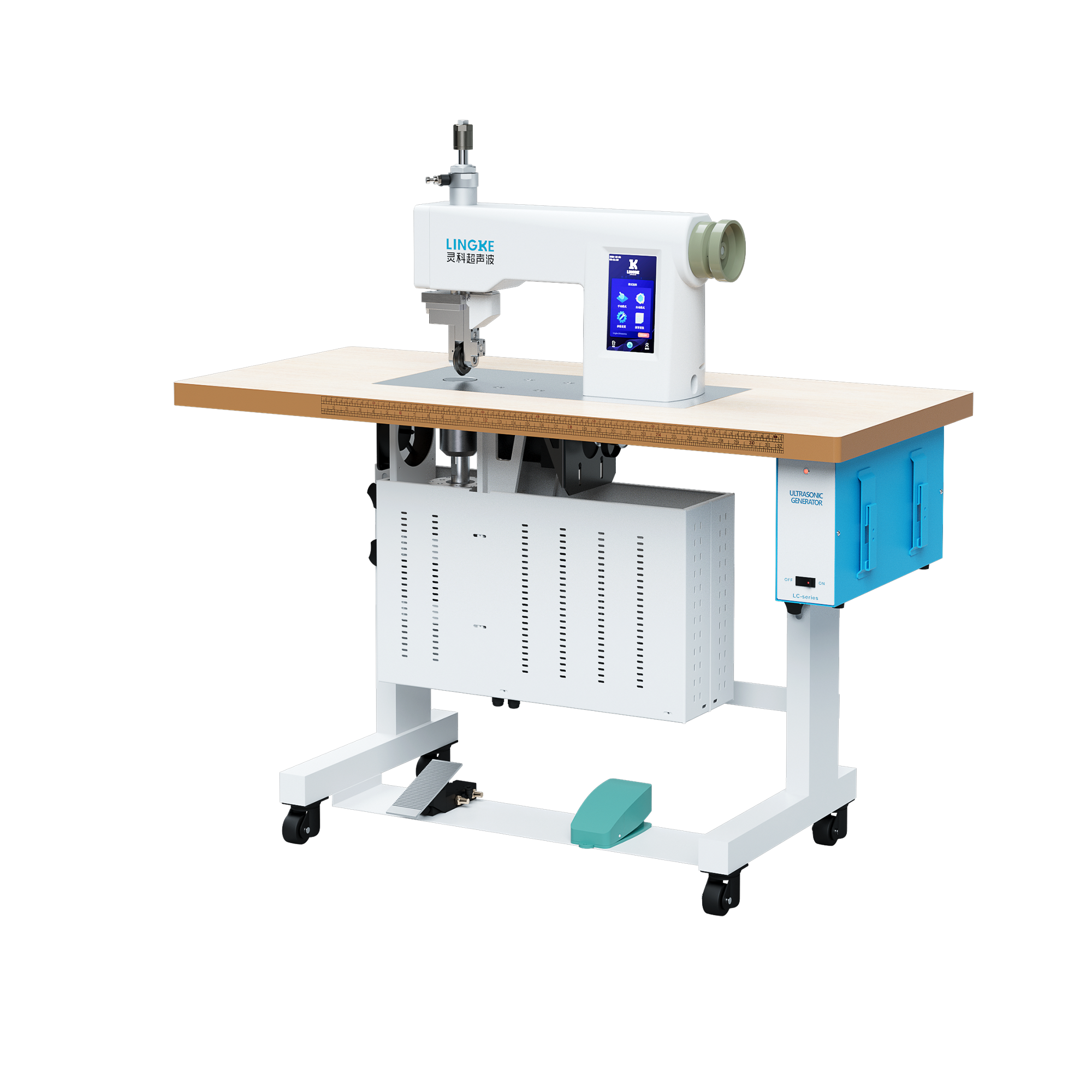 靈科超聲波貫流風(fēng)葉焊接機(jī)
