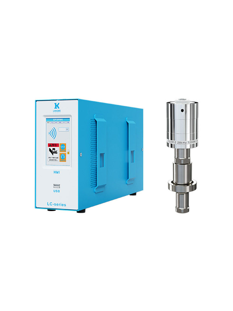 28kHz-1200W 數字 靈科超聲波發生器+超聲波換能器